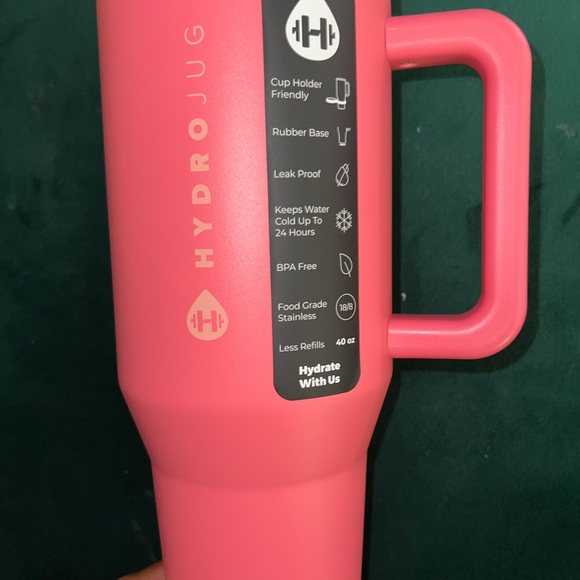 NIB HydroJug Traveler in Salmon Pink msrp $55 - Picture 1 of 4